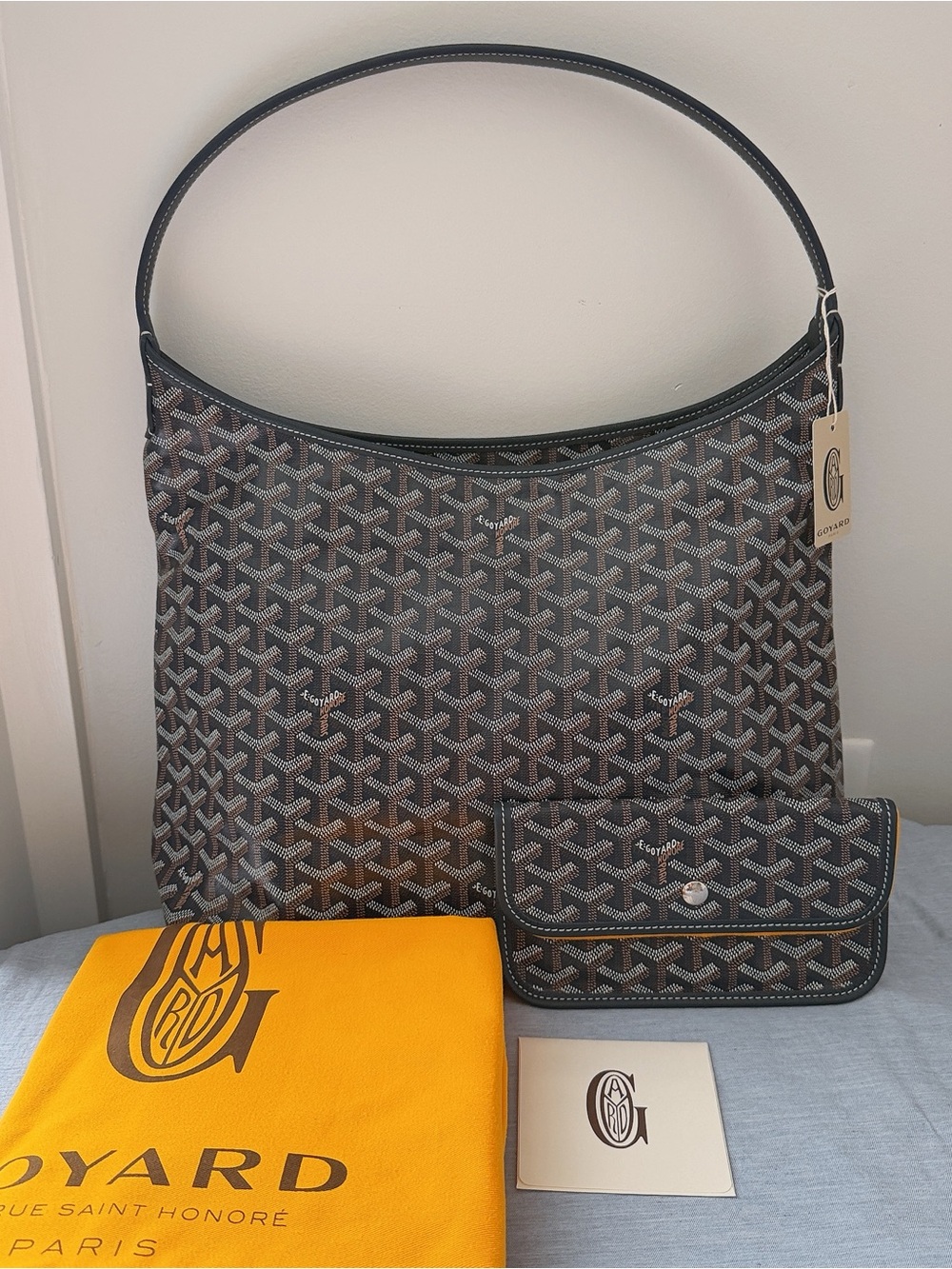 Goyard Boheme Hobo Bag in Navy Blue